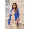 image:imageGRACE KARIN Womens Long Cardigans Trendy Lightweight Knit Blazer Casual Open Front Spring Sweaters with PocketsRoyal Blue