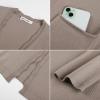 image:imageGRACE KARIN Womens Long Cardigans Trendy Lightweight Knit Blazer Casual Open Front Spring Sweaters with PocketsTaupe