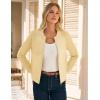 image:imageGRACE KARIN Womens Long Sleeve Zip Up Cardigan Sweaters Lightweight Fashion Sweater Jacket Knitted Spring ClothesButter Yellow