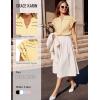 image:imageGRACE KARIN Womens Summer Tops Cotton Linen Eyelet Flowy Blouses Beach Vacation V Neck Button Down Shirts Trendy Clothes 2026Butter Yellow