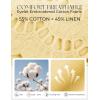 image:imageGRACE KARIN Womens Summer Tops Cotton Linen Eyelet Flowy Blouses Beach Vacation V Neck Button Down Shirts Trendy Clothes 2026Butter Yellow