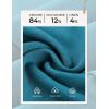 image:imageGRACE KARIN Womens Wide Leg Summer Pants Flowy Side Split Palazzo Beach Pants Boho Drawstring High Waisted TrousersPeacock Blue