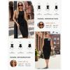 image:imageGRACE KARIN Women Work DressBodycon Pencil Business DressesSleeveless Cocktail Dresses Knee LengthBlack