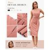 image:imageGRACE KARIN Women Work DressBodycon Pencil Business DressesSleeveless Cocktail Dresses Knee LengthDark Pink