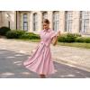 image:imageGRACE KARIN Womens Short Sleeve Shirt Dresses 2026 Summer Midi Button Down Dress Work Business Casual Dress with PocketsPink