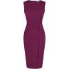 image:imageGRACE KARIN Women Work DressBodycon Pencil Business DressesSleeveless Cocktail Dresses Knee LengthRose Purple