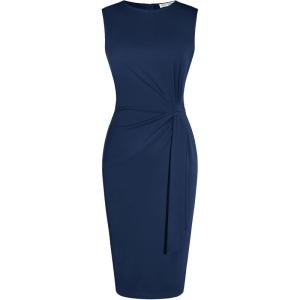 image:imageGRACE KARIN Women Work DressBodycon Pencil Business DressesSleeveless Cocktail Dresses Knee LengthNavy Blue