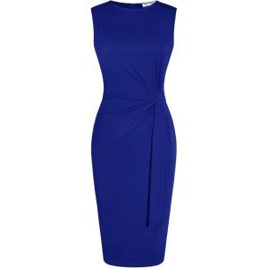 image:imageGRACE KARIN Women Work DressBodycon Pencil Business DressesSleeveless Cocktail Dresses Knee LengthRoyal Blue