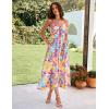 image:imageGRACE KARIN Summer Dresses for Women 2026 Beach Vacation Floral Sundresses Casual Boho Flowy Maxi Clothes with PocketsBlue Rose Floral