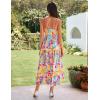 image:imageGRACE KARIN Summer Dresses for Women 2026 Beach Vacation Floral Sundresses Casual Boho Flowy Maxi Clothes with PocketsBlue Rose Floral