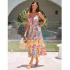 image:imageGRACE KARIN Summer Dresses for Women 2026 Beach Vacation Floral Sundresses Casual Boho Flowy Maxi Clothes with PocketsBlue Rose Floral