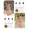 image:imageGRACE KARIN Summer Dresses for Women 2026 Beach Vacation Floral Sundresses Casual Boho Flowy Maxi Clothes with PocketsBlue Rose Floral