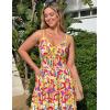 image:imageGRACE KARIN Summer Dresses for Women 2026 Beach Vacation Floral Sundresses Casual Boho Flowy Maxi Clothes with PocketsRose Yellow Floral
