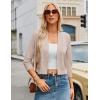 image:imageGRACE KARIN Women Cardigan Sweaters Lightweight Knit Cropped Cardigans Trendy 34 Sleeve Shrug Bolero S3XLLight Tan
