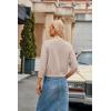 image:imageGRACE KARIN Women Cardigan Sweaters Lightweight Knit Cropped Cardigans Trendy 34 Sleeve Shrug Bolero S3XLLight Tan