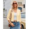 image:imageGRACE KARIN Women Cardigan Sweaters Lightweight Knit Cropped Cardigans Trendy 34 Sleeve Shrug Bolero S3XLLight Yellow