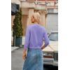 image:imageGRACE KARIN Women Cardigan Sweaters Lightweight Knit Cropped Cardigans Trendy 34 Sleeve Shrug Bolero S3XLMidpurple