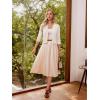 image:imageGRACE KARIN Women Cardigan Sweaters Lightweight Knit Cropped Cardigans Trendy 34 Sleeve Shrug Bolero S3XLOatmeal White