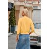 image:imageGRACE KARIN Women Cardigan Sweaters Lightweight Knit Cropped Cardigans Trendy 34 Sleeve Shrug Bolero S3XLYellow