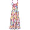 image:imageGRACE KARIN Summer Dresses for Women 2026 Beach Vacation Floral Sundresses Casual Boho Flowy Maxi Clothes with PocketsBlue Rose Floral