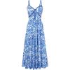 Blue White Floral