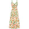 image:imageGRACE KARIN Summer Dresses for Women 2026 Beach Vacation Floral Sundresses Casual Boho Flowy Maxi Clothes with PocketsPink Green Floral