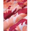 image:imageGRACE KARIN Summer Floral Maxi Dress for Women 2026 Flowy Wedding Guest Dresses Ruffle Sleeve Smocked Sundress with PocketOrange Red