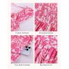 image:imageGRACE KARIN Summer Floral Maxi Dress for Women 2026 Flowy Wedding Guest Dresses Ruffle Sleeve Smocked Sundress with PocketWhite Pink