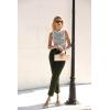 image:imageGRACE KARIN Womens High Waisted Work Pants Business Casual 2026 Ankle Length Office Dress Trousers with PocketsArmy Green