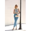 image:imageGRACE KARIN Womens High Waisted Work Pants Business Casual 2026 Ankle Length Office Dress Trousers with PocketsDark Denim