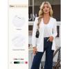 image:imageGRACE KARIN Women Long Cardigan Summer Lightweight Cardigans Long Sleeve V Neck Open Front Sweater 20261white