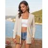 image:imageGRACE KARIN Women Long Cardigan Summer Lightweight Cardigans Long Sleeve V Neck Open Front Sweater 2026Apricot