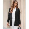 image:imageGRACE KARIN Women Long Cardigan Summer Lightweight Cardigans Long Sleeve V Neck Open Front Sweater 2026Black