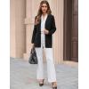 image:imageGRACE KARIN Women Long Cardigan Summer Lightweight Cardigans Long Sleeve V Neck Open Front Sweater 2026Black