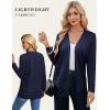 image:imageGRACE KARIN Women Long Cardigan Summer Lightweight Cardigans Long Sleeve V Neck Open Front Sweater 2026Navy Blue