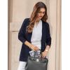 image:imageGRACE KARIN Women Long Cardigan Summer Lightweight Cardigans Long Sleeve V Neck Open Front Sweater 2026Navy Blue
