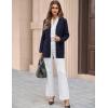 image:imageGRACE KARIN Women Long Cardigan Summer Lightweight Cardigans Long Sleeve V Neck Open Front Sweater 2026Navy Blue