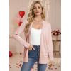 image:imageGRACE KARIN Women Long Cardigan Summer Lightweight Cardigans Long Sleeve V Neck Open Front Sweater 2026Pink