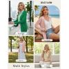 image:imageGRACE KARIN Women Long Cardigan Summer Lightweight Cardigans Long Sleeve V Neck Open Front Sweater 2026Pink