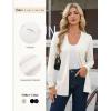 image:imageGRACE KARIN Women Long Cardigan Summer Lightweight Cardigans Long Sleeve V Neck Open Front Sweater 2026White