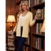 image:imageGRACE KARIN Women Long Cardigan Summer Lightweight Cardigans Long Sleeve V Neck Open Front Sweater 2026Yellow