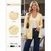 image:imageGRACE KARIN Women Long Cardigan Summer Lightweight Cardigans Long Sleeve V Neck Open Front Sweater 2026Yellow