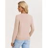 image:imageGRACE KARIN Womens Lightweight Cardigan Sweaters Trendy Button Up VNeck Knit Cardigans Shrug Spring Fashion ClothesApricot