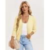 image:imageGRACE KARIN Womens Lightweight Cardigan Sweaters Trendy Button Up VNeck Knit Cardigans Shrug Spring Fashion ClothesButter Yellow