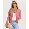 image:imageGRACE KARIN Womens Lightweight Cardigan Sweaters Trendy Button Up VNeck Knit Cardigans Shrug Spring Fashion ClothesDusty Pink