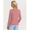 image:imageGRACE KARIN Womens Lightweight Cardigan Sweaters Trendy Button Up VNeck Knit Cardigans Shrug Spring Fashion ClothesDusty Pink