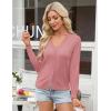 image:imageGRACE KARIN Womens Lightweight Cardigan Sweaters Trendy Button Up VNeck Knit Cardigans Shrug Spring Fashion ClothesDusty Pink