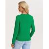 image:imageGRACE KARIN Womens Lightweight Cardigan Sweaters Trendy Button Up VNeck Knit Cardigans Shrug Spring Fashion ClothesGreen