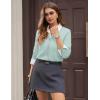 image:imageGRACE KARIN Womens Lightweight Cardigan Sweaters Trendy Button Up VNeck Knit Cardigans Shrug Spring Fashion ClothesMint Blue