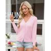image:imageGRACE KARIN Womens Lightweight Cardigan Sweaters Trendy Button Up VNeck Knit Cardigans Shrug Spring Fashion ClothesPink